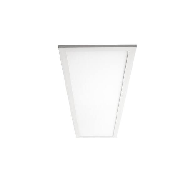 1 ft. x 4 ft. 32-Watt White Integrated LED Edge-Lit Panel Light 3500K CCT with Emergency Battery Backup