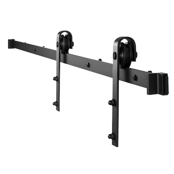 5 ft. Sliding Barn Door Hardware Kit, 330 lbs. Weight Capacity, Compatible with 30 in. Max Width, Durable Track
