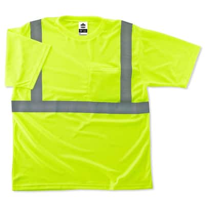 GloWear 8289 4XL Hi Vis Lime Type R Class 2 T-Shirt
