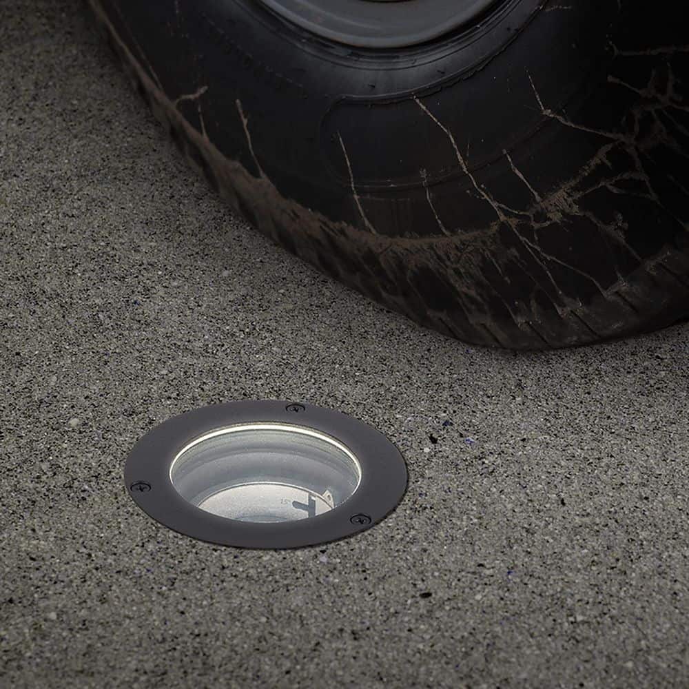 Bronze 3in LED Inground Well Light with Adjustable Beam