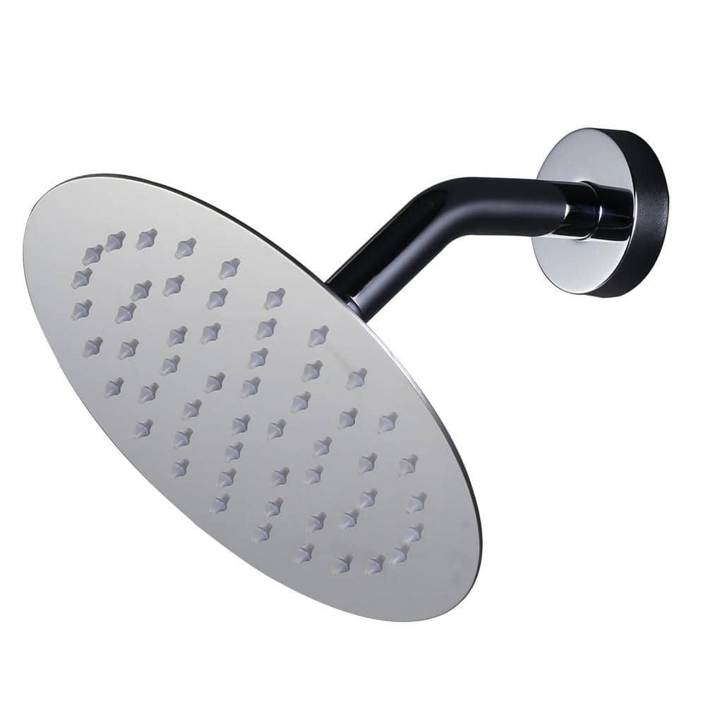 Large Chrome Wall Mounted Rain Shower Head