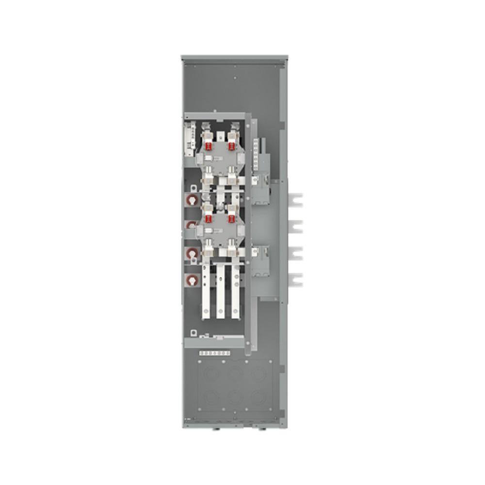 800 Amp Bus ReliaMod Group Metering 2 Gang 125 Amp Ringless Meter Stack (RM
