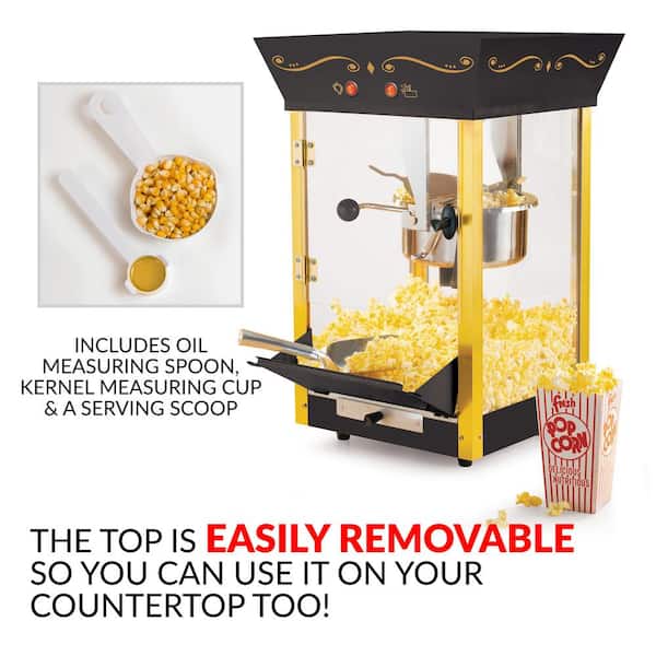how to assemble a nostalgia popcorn machine