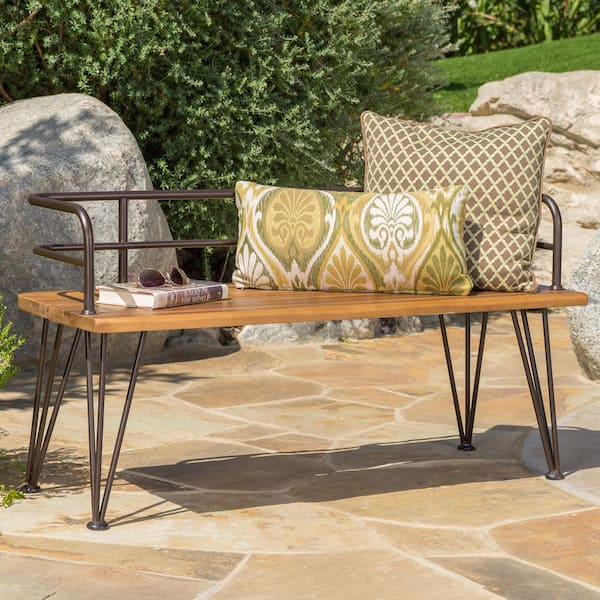 Coporesell 48 in. Wood Outdoor Bench
