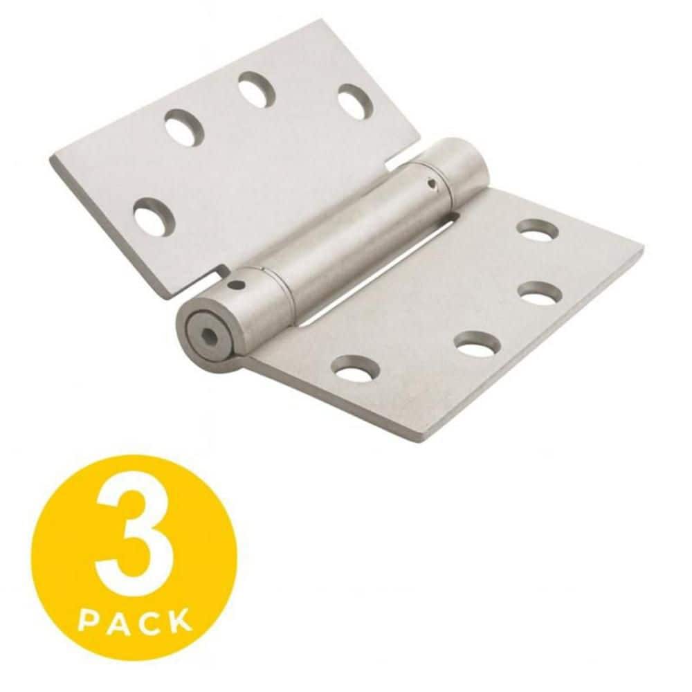 4.5 in. x 4.5 in. Galvannealed Full Mortise Spring Squared Hinge with Non-Removable Pin - Set of 3 price history on PriceWatchPro