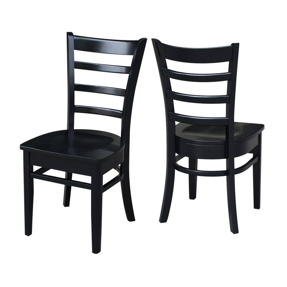 Classic Versatile Dual Drop Leaf Dining Set with Ladder Back Chairs