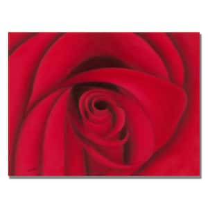 18 in. x 24 in. "Red Rose" by Rio Printed Canvas Wall Art