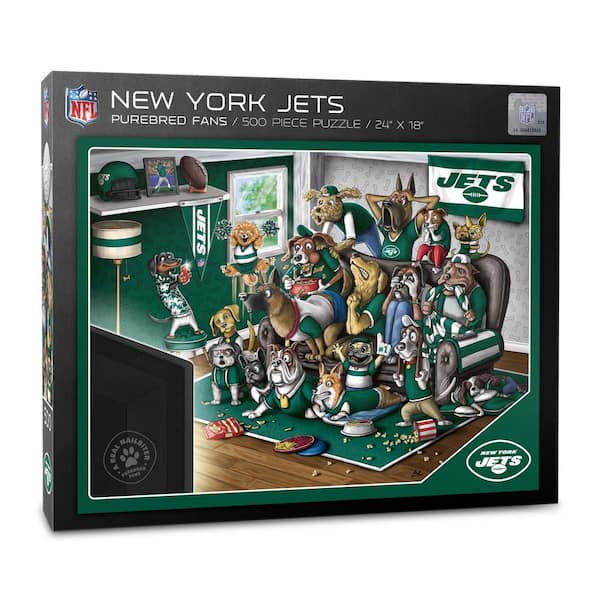 YouTheFan NFL New York Jets Purebred Fans Puzzle A Real Nailbiter  (500-Pieces) 2502144 - The Home Depot