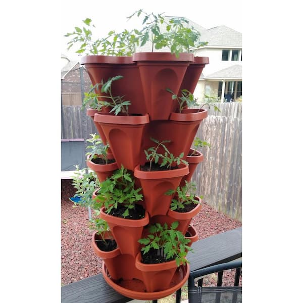 5-Tier Plastic Strawberry and Herb Garden Planters D007TFTXAC