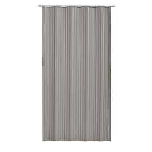 Dunes 36 in. x 80 in. Grey Vinyl Accordion Door with Hardware