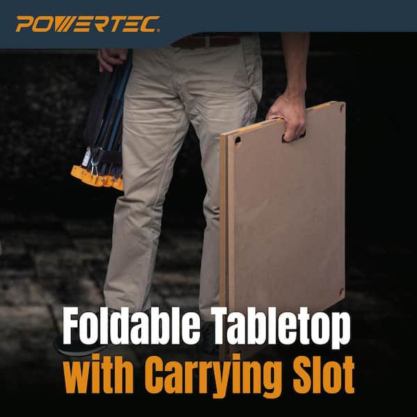 POWERTEC 24 in. x 48 in. Arachni Flex, Foldable, Portable