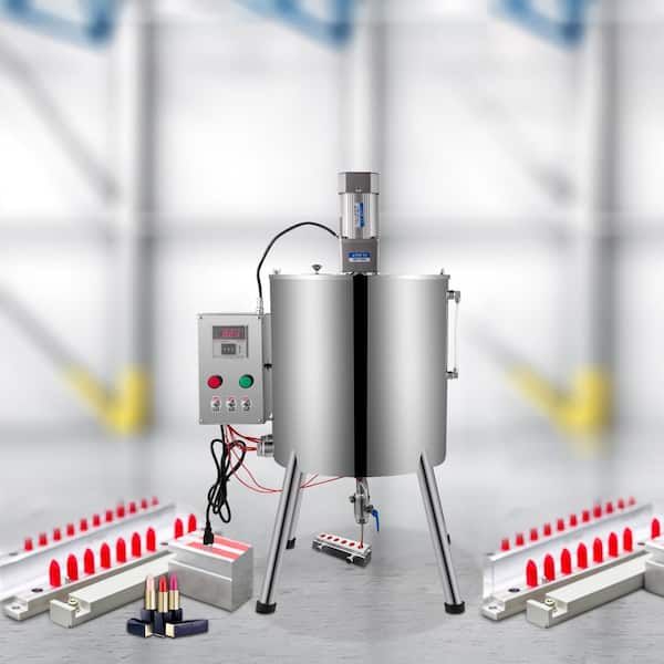 Heating Mixing Filling Machine, 30L/7.9 Gal Lipstick Filling Machine, 35W Lipstick Filler, Stirring Filling Machine