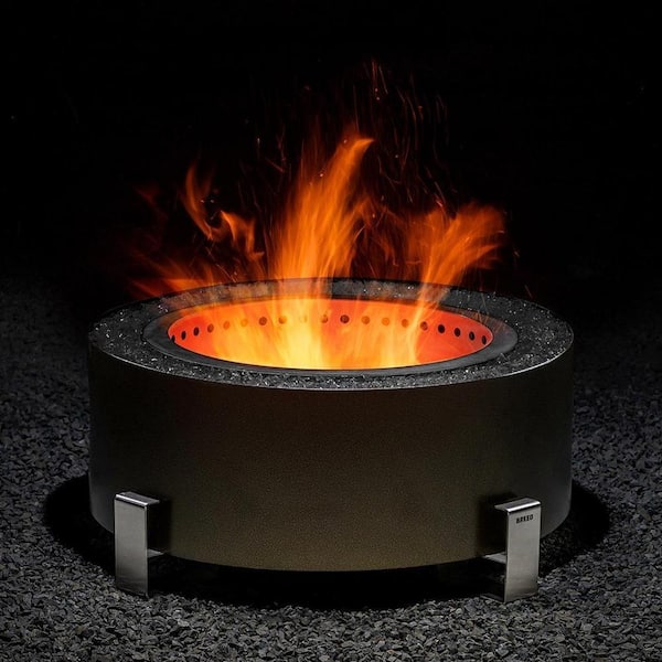 Breeo Luxeve Bronze Vein with Black Glass Smokeless Fire Pit BR