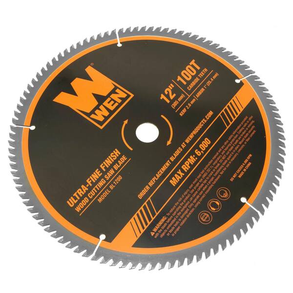 WEN 12 in. 100-Tooth Carbide-Tipped 