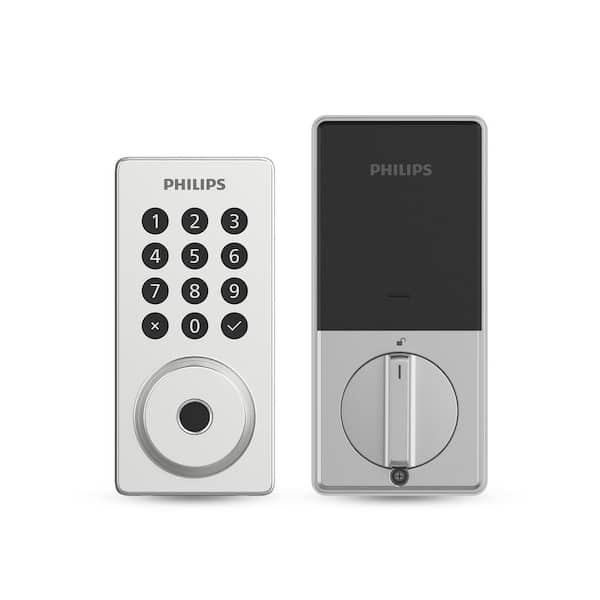 Philips Fingerprint Wireless Keypad, Only Work with Philips WiFi Retrofit Lock DDL230X-10HW & ‎DDL230X-1HWP, Customized PIN Code for Different Scenarios, One-Touch Lock