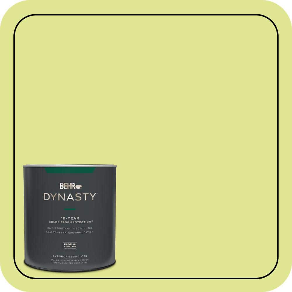 1 qt. #410A-3 Honeydew Semi-Gloss Enamel Exterior Stain-Blocking Paint & Primer price history on PriceWatchPro