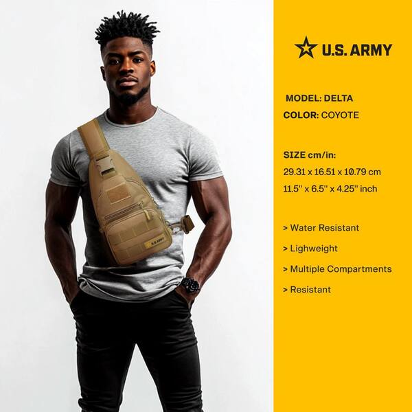 US ARMY U.S. Army DELTA High Performance Tactical Sling Bag Coyote