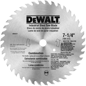 7-1/4 in. 40-Teeth Steel Combo Saw Blade