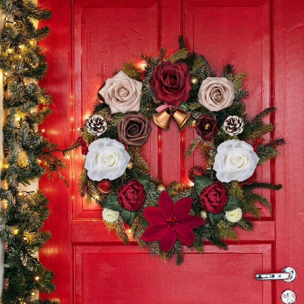 2.4 in. Red Artificial Rose Flowers Combo Box