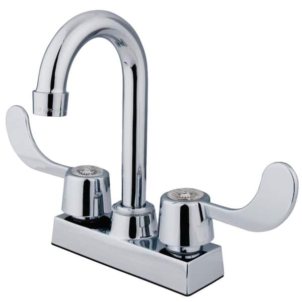 Vista 2-Handle Bar Faucet Deckplate included in Polished Chrome