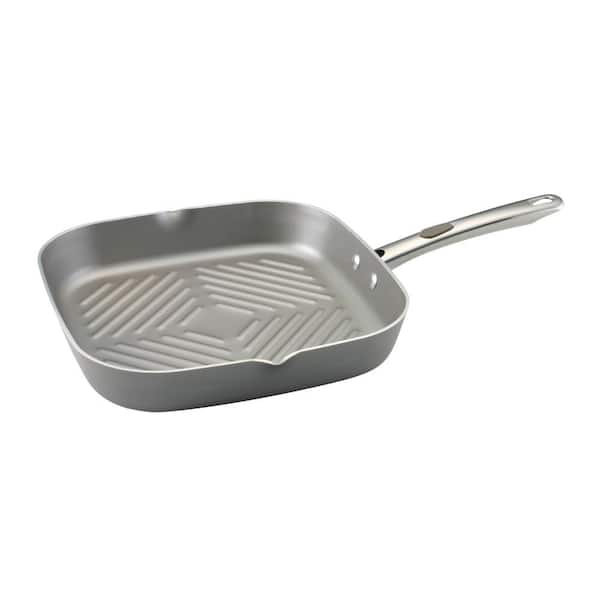 Farberware Aluminum Grill Pan with Heat Resistant Handles