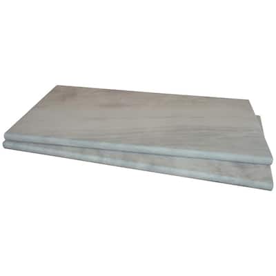Praia Grey 13 in. x 24 in. Matte Porcelain Pool Coping (26 Pieces/56.33 sq. ft./Pallet)