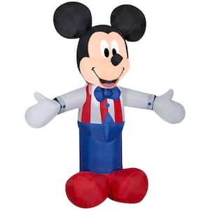 3.5 ft. Tall Airblown Patriotic Mickey