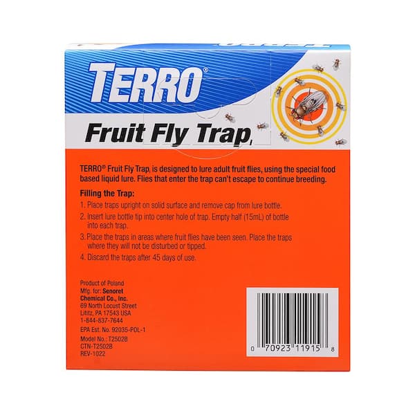 TERRO® Fruit Fly Trap, fruit, Diptera