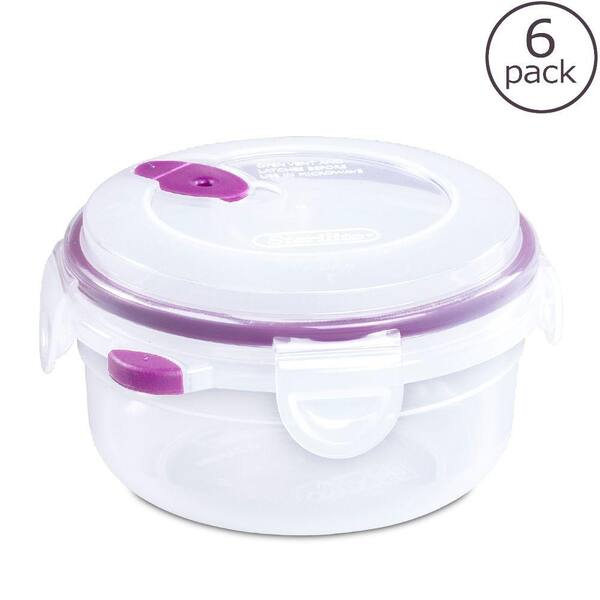 Sterilite Ultra-Seal 3.0 Cup Round Food Storage Container (6-Pack)