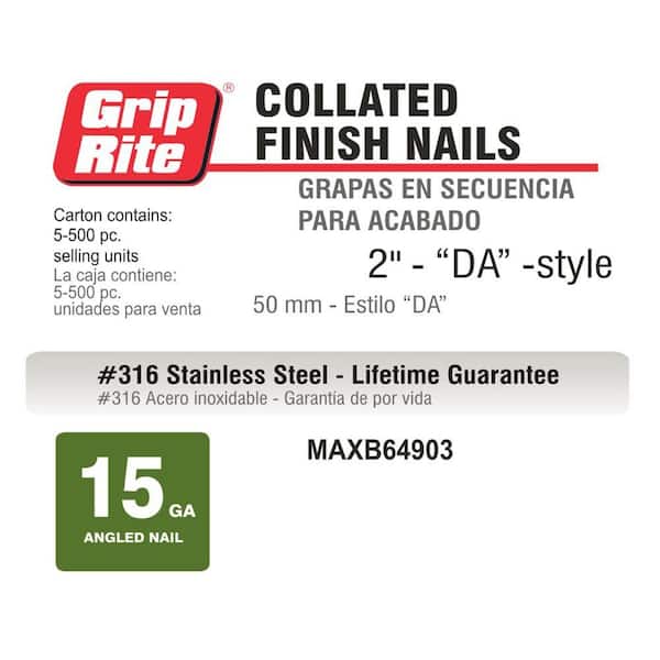 Grip-Rite #16-1/2 x 1 in. Black Panel Board Nails (6 oz. Pack) 1PBBLK - The Home  Depot