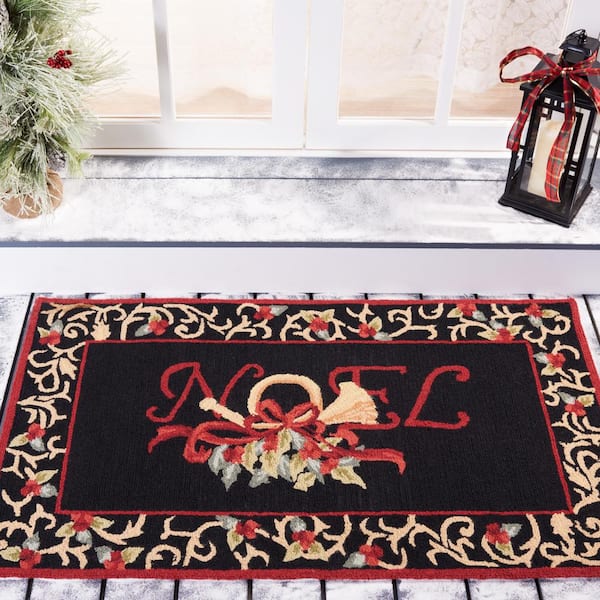 Chelsea 4 x 6 Black Novelty Area Rug