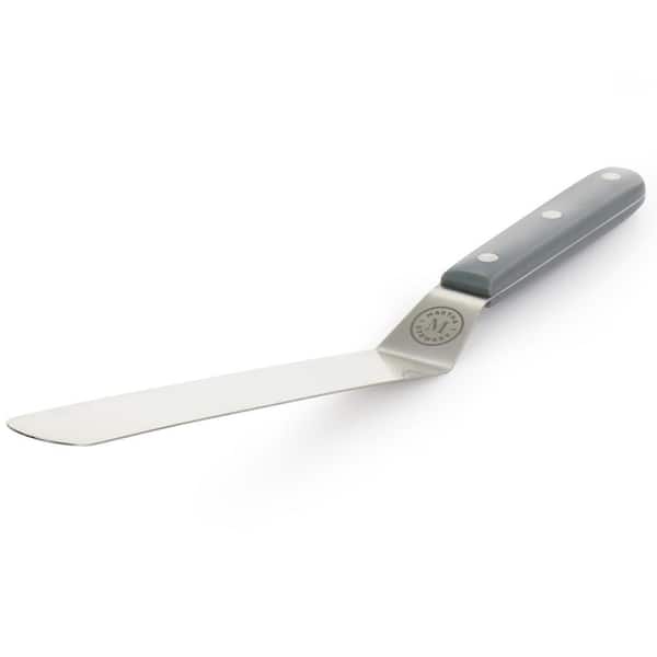 Stainless Oval Art Spatula Spreader with Wood Handle