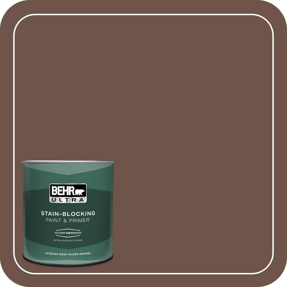 1 qt. #N150-6 Coffee Beans Extra Durable Semi-Gloss Enamel Interior Paint & Primer price history on PriceWatchPro