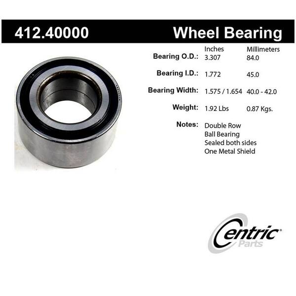 Centric Parts Wheel Bearing