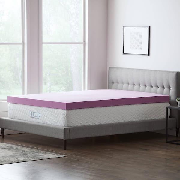 lucid lavender mattress topper queen