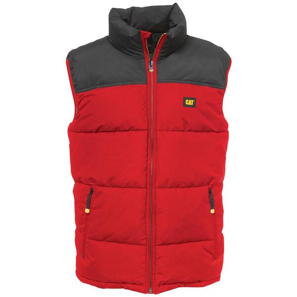 Caterpillar Arctic Zone Men's Tall-2X-Large Red/Black Polyester Vest