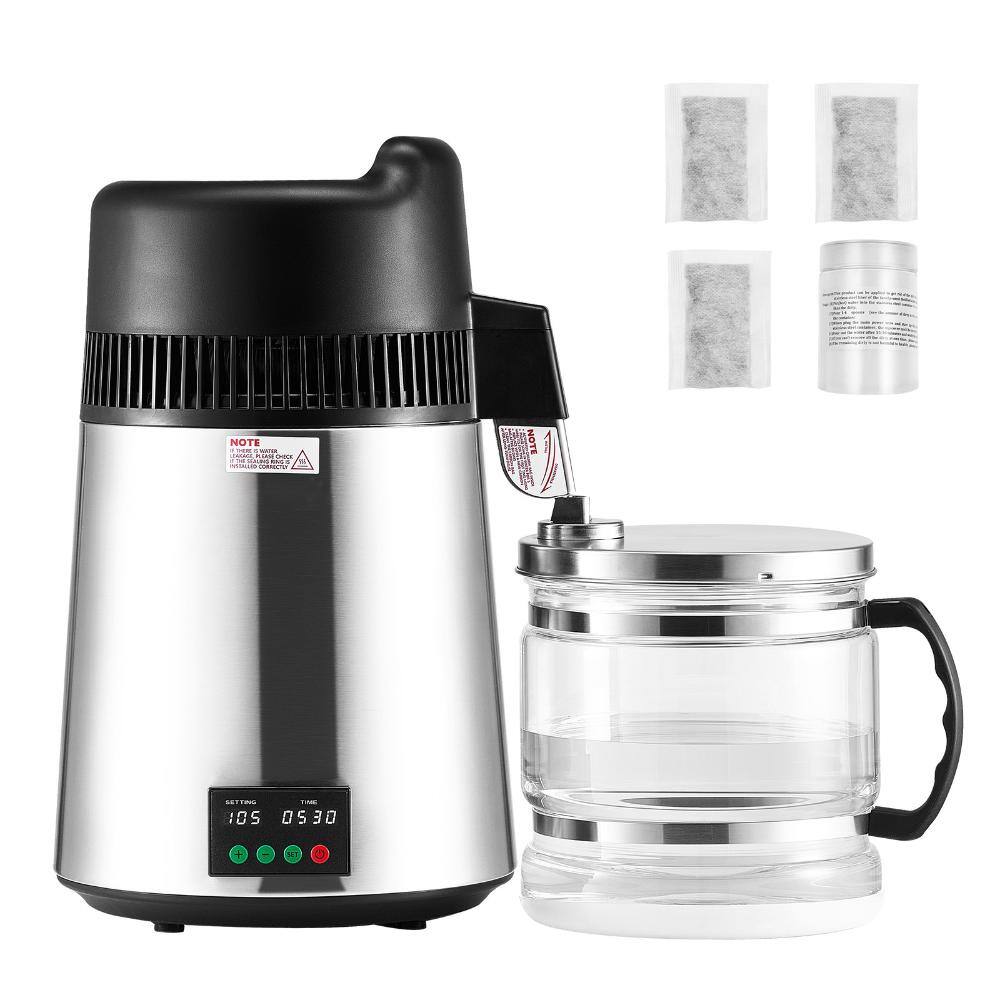 6L Countertop Water Distiller 900W, 1.6 Gal Distilled Water Maker with Glass Carafe, Stainless Interior price history on PriceWatchPro