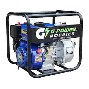 7 HP 2 in. Gas Semi-Trash/Water Pump with 208cc LCT Commercial Grade Professional Engine, 117.3 GPM