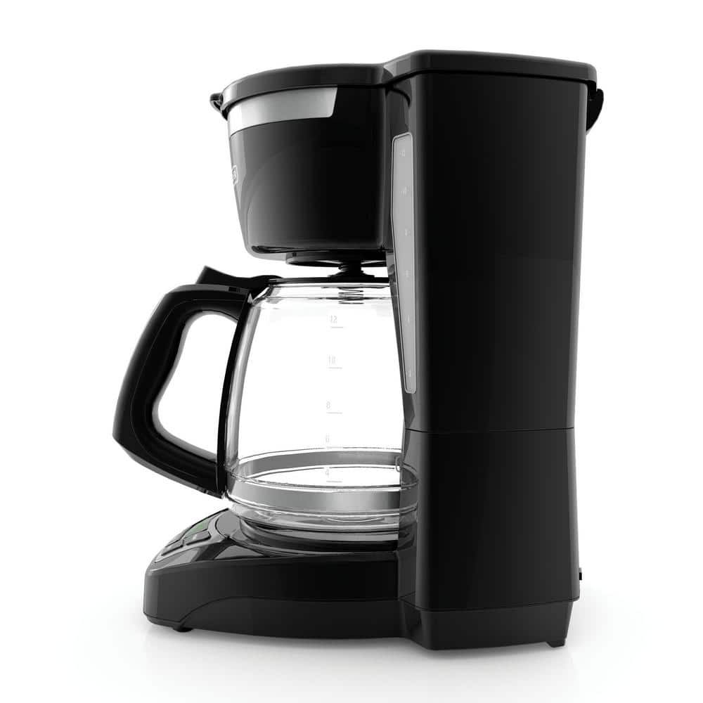 12-Cup Black Programmable Coffeemaker