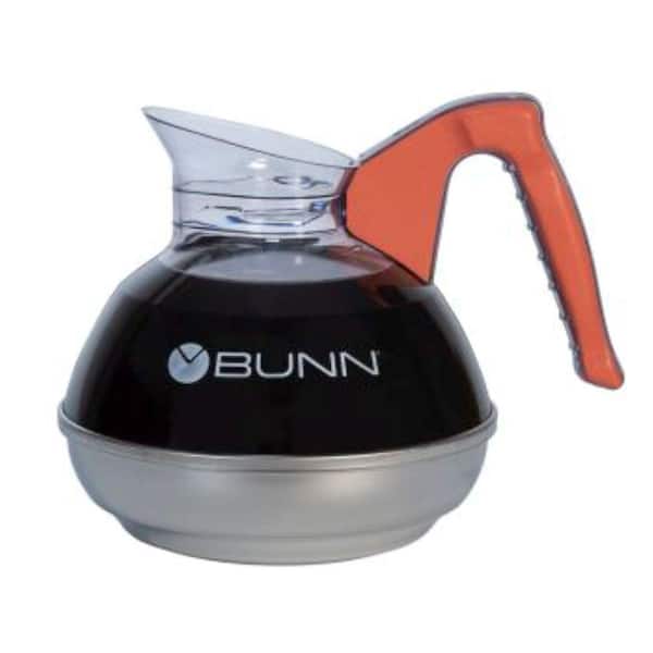 Bunn Commercial 12-Cup Easy Pour Coffee Decanter with Orange Handle (3-Pack)