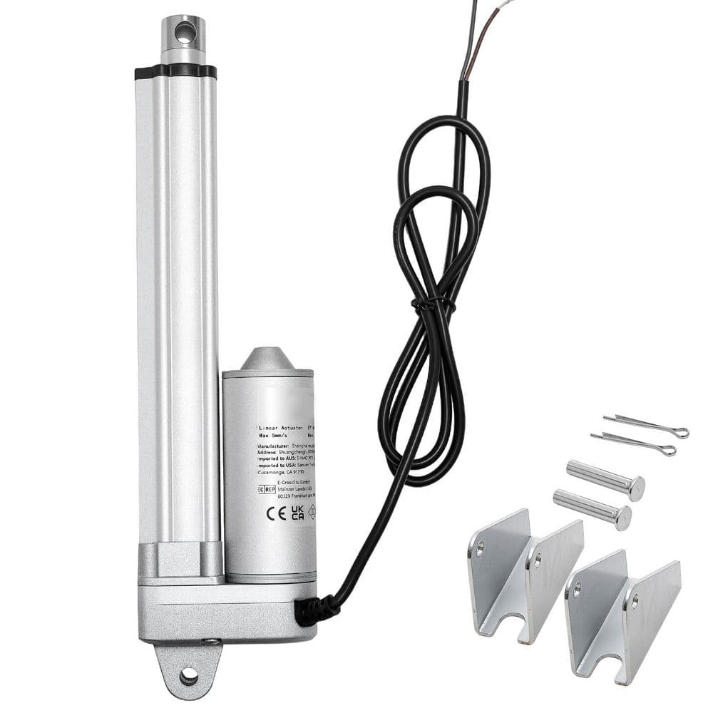 12V Linear Actuator, 675lbs. /3000N, 0.2 in. //s, 6 in. Stroke, IP65 Waterproof with Mounting Brackets for Outdoor Use price history on PriceWatchPro