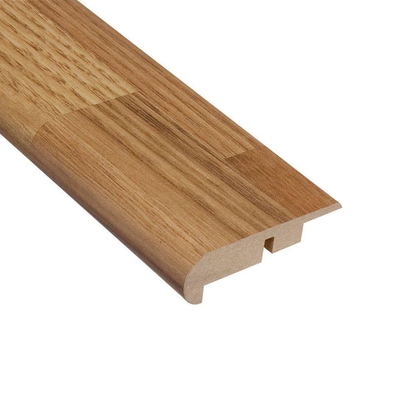 HOMELEGEND Cottage Chestnut 7/16 in. Thick x 2-1/4 in. Wide x 94 in. Length Laminate Stairnose Molding