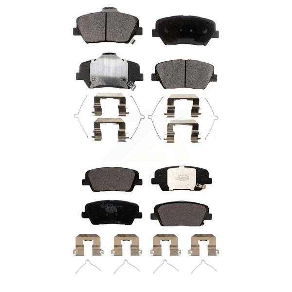 TEC Front Rear Ceramic Brake Pads Kit For Kia Sorento Hyundai Santa Fe Sport KTC-100534