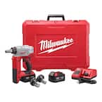 M18 18-Volt Lithium-Ion Cordless 3/8 in. to 1-1/2 in Expansion Tool Kit with 3 Heads, Two 3.0Ah Batteries