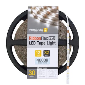 RibbonFlex Pro 32.8 ft. LED Tape Strip Light 30 LEDs/m Bright White (4000K)