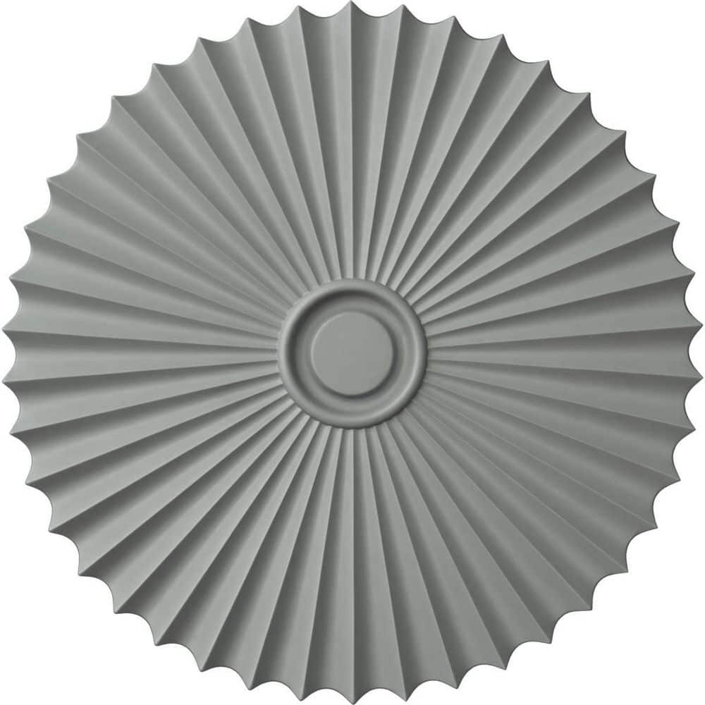 Shakuras 34'' Gray Urethane Ceiling Medallion