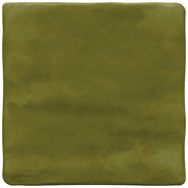 Daltile Artcrafted Fern 4 in. x 4 in. Glazed Ceramic Wall Tile (5.67 sq. ft./case)