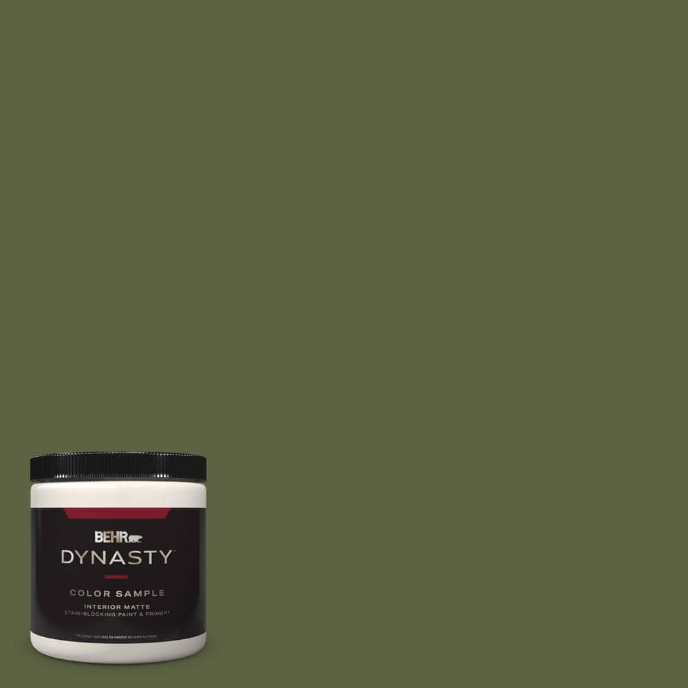 BEHR DYNASTY 8 oz. #S360-7 Down-To-Earth Matte Stain-Blocking Interior ...