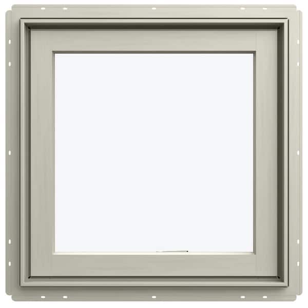 JELD-WEN 24 in. x 24 in. W-5500 Left-Hand Casement Wood Clad Window
