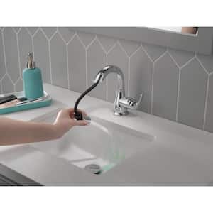 Broadmoor Single Hole Single-Handle Bathroom Faucet with Pull-Down Sprayer in Chrome